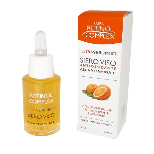 Siero Viso Antiossidante Alla Vitamina C Azione Antirughe Per Pelli Spente E Stressante 30ml